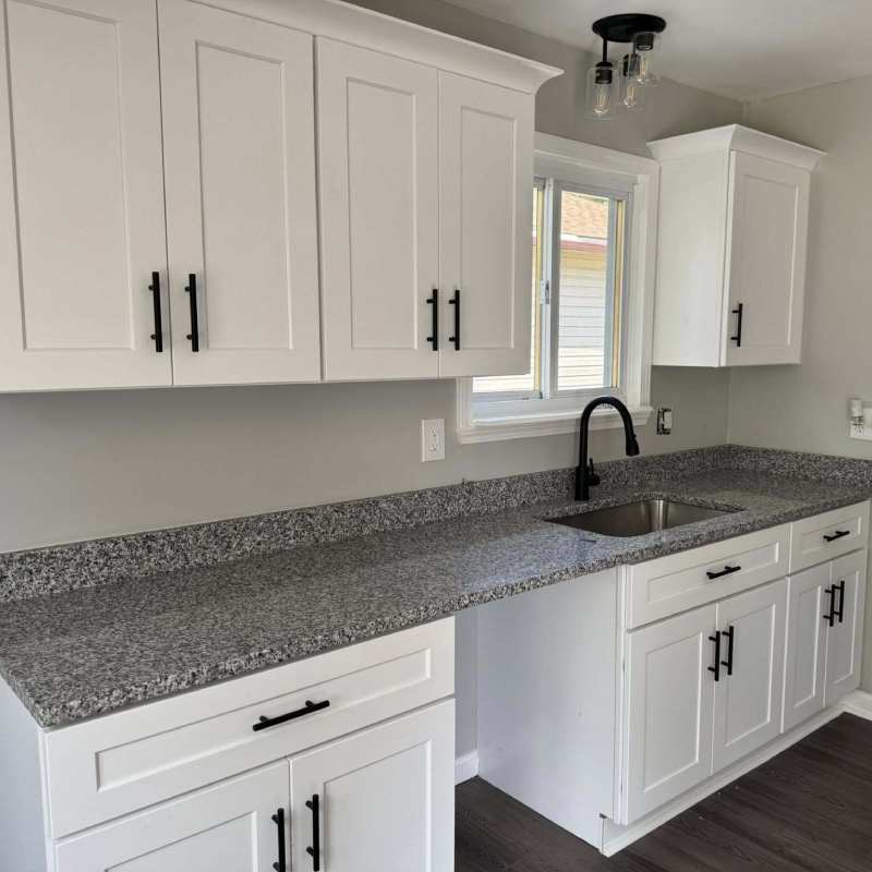 Shaker Custom Kitchen Cabinets Lexington MA Installation